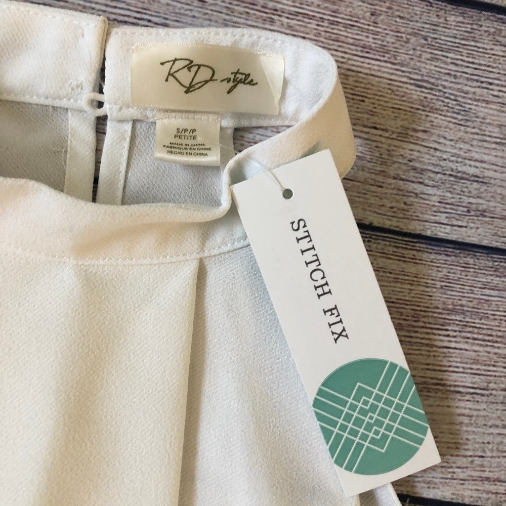 RD Style  Stitch Fix Halter Neck Blouse Size SP - Picture 2 of 5